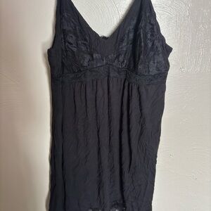 Soma Black Lace Chemise